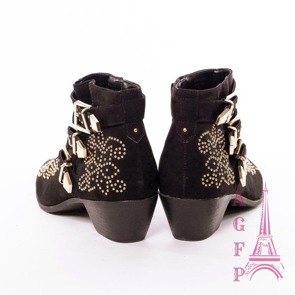 TOPSHOP kowboy Chloe Dupes studded western booties - Picture 7 of 14